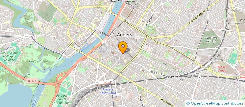 localisation de l'entreprise MONSIEUR ANTOINE ROUGERON  ANGERS