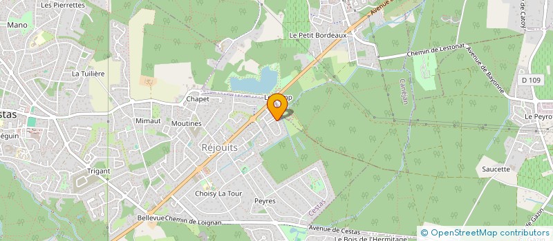 localisation de l'entreprise MONSIEUR ANTOINE ROULIER  CESTAS