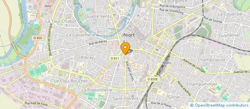localisation de l'entreprise MONSIEUR ANTOINE ROULLET à NIORT