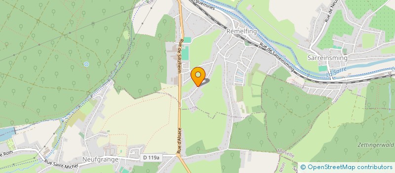 localisation de l'entreprise MONSIEUR ANTOINE ROUMENS  REMELFING