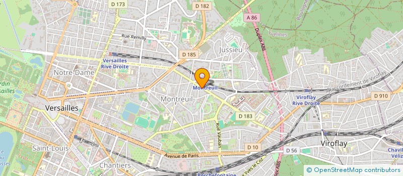 localisation de l'entreprise MONSIEUR ANTOINE ROUSSEAU à VERSAILLES