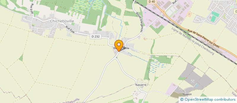 localisation de l'entreprise MONSIEUR ANTOINE ROUSSEAUX  MOULT-CHICHEBOVILLE