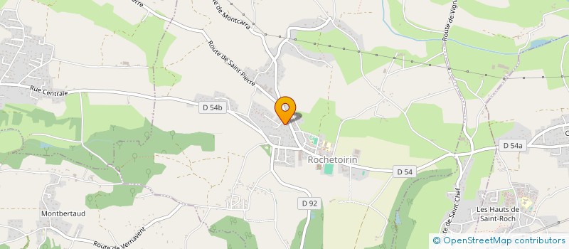 localisation de l'entreprise MONSIEUR ANTOINE ROUSSEL  ROCHETOIRIN