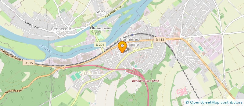 localisation de l'entreprise MONSIEUR ANTOINE ROUSSEL  BONNIERES-SUR-SEINE