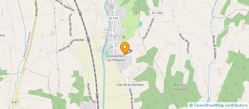 localisation de l'entreprise MONSIEUR ANTOINE ROUSSEL-GOBE  CLERIEUX