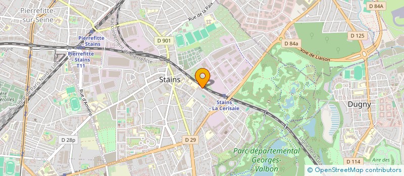 localisation de l'entreprise MONSIEUR ANTOINE ROUSSET à STAINS