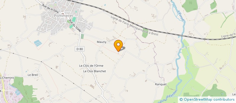 localisation de l'entreprise MONSIEUR ANTOINE ROUXEL  POMMERET