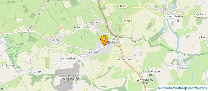 localisation de l'entreprise MONSIEUR ANTOINE ROUXELIN  GOUVILLE-SUR-MER