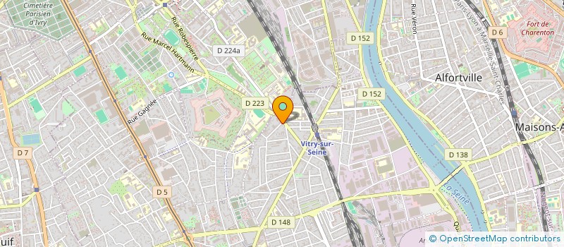 localisation de l'entreprise MONSIEUR ANTOINE ROUZOU  VITRY-SUR-SEINE