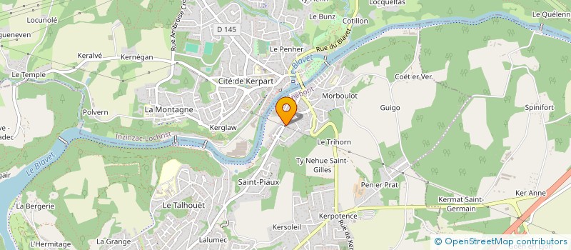 localisation de l'entreprise MONSIEUR ANTOINE ROYER  HENNEBONT