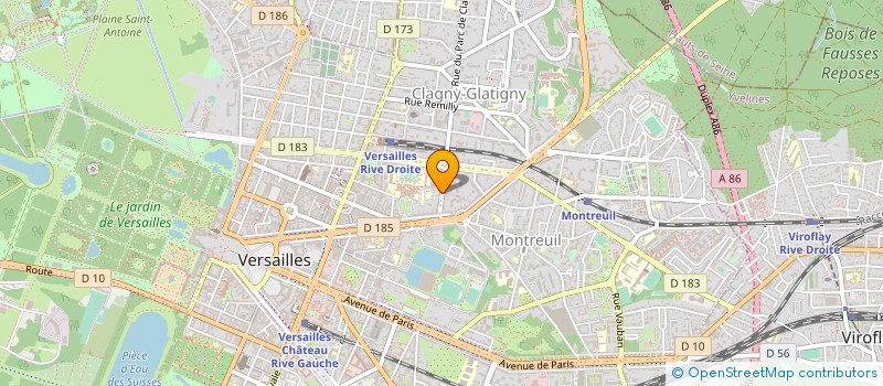 localisation de l'entreprise MONSIEUR ANTOINE ROYON à VERSAILLES