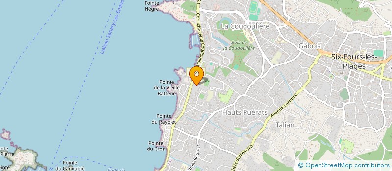 localisation de l'entreprise MONSIEUR ANTOINE RUEDA à SIX-FOURS-LES-PLAGES