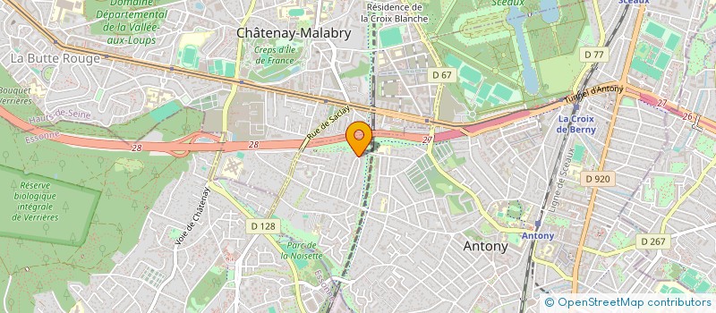 localisation de l'entreprise MONSIEUR ANTOINE RUSSO à ANTONY