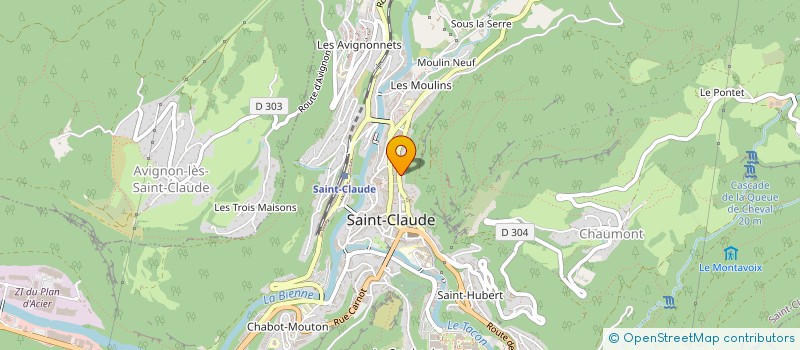 localisation de l'entreprise MONSIEUR ANTOINE RUSSO à SAINT-CLAUDE