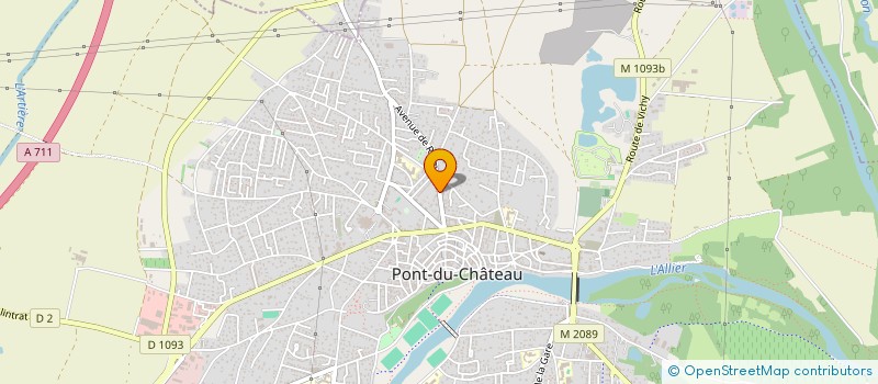 localisation de l'entreprise MONSIEUR ANTOINE SABATIER  PONT-DU-CHATEAU