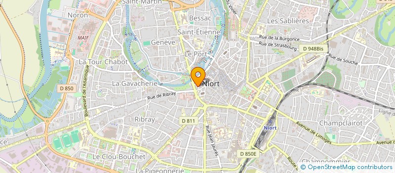 localisation de l'entreprise MONSIEUR ANTOINE SABOURIN à NIORT