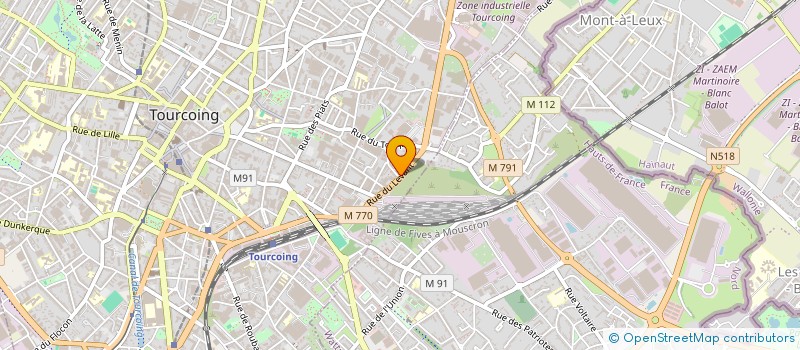 localisation de l'entreprise MONSIEUR ANTOINE SAELENS  TOURCOING