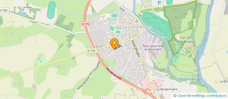 localisation de l'entreprise MONSIEUR ANTOINE SAGET à LE LION D'ANGERS