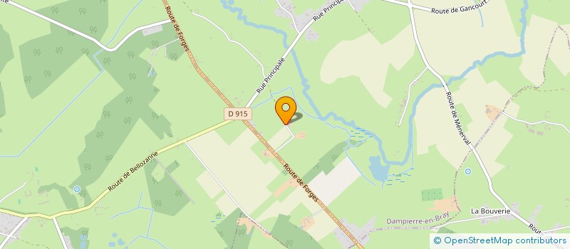 localisation de l'entreprise MONSIEUR ANTOINE SAGOT  DAMPIERRE-EN-BRAY