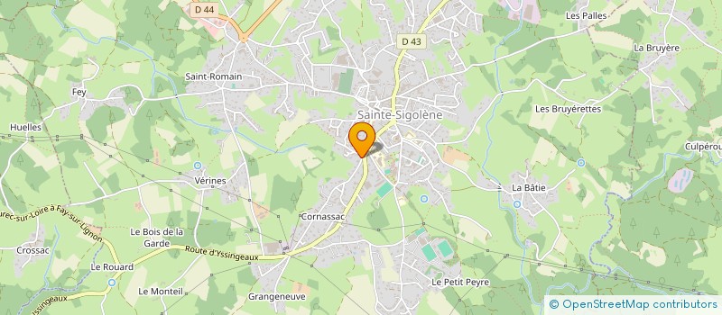 localisation de l'entreprise MONSIEUR ANTOINE SAHUC à SAINTE-SIGOLENE