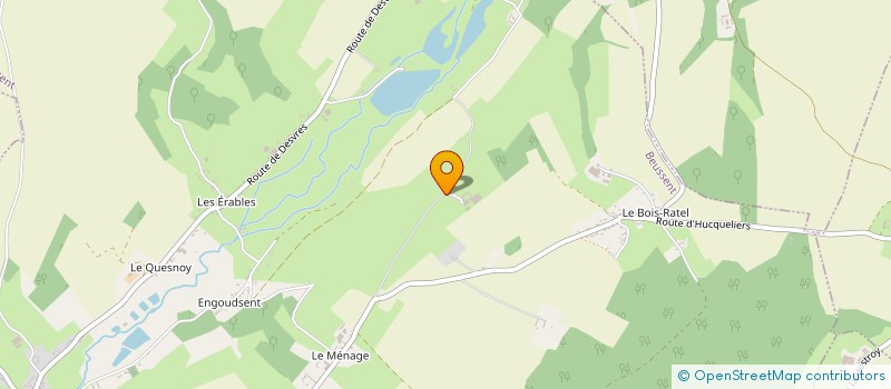 localisation de l'entreprise MONSIEUR ANTOINE SAILLY  BEUSSENT