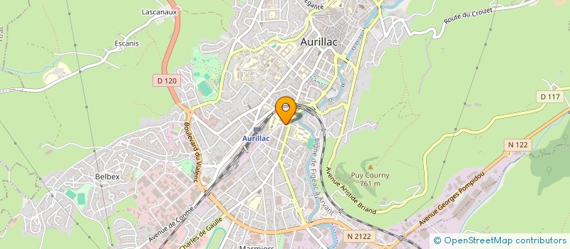 localisation de l'entreprise MONSIEUR ANTOINE SAINT GEORGES à AURILLAC