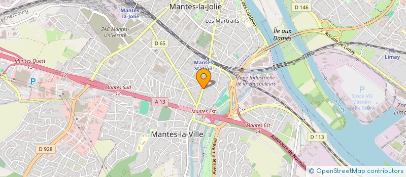 localisation de l'entreprise MONSIEUR ANTOINE SAINT-MARC  MANTES-LA-VILLE