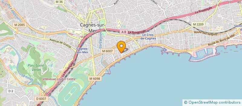 localisation de l'entreprise MONSIEUR ANTOINE SAISSY  CAGNES-SUR-MER