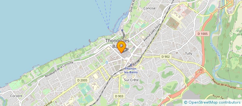 localisation de l'entreprise MONSIEUR ANTOINE SALVA à THONON-LES-BAINS