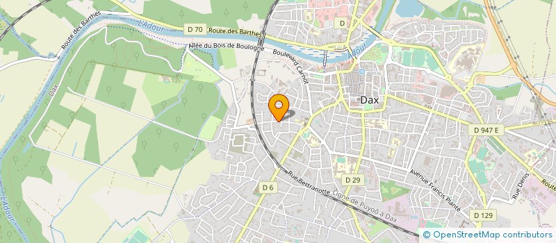 localisation de l'entreprise MONSIEUR ANTOINE SANCHEZ à DAX