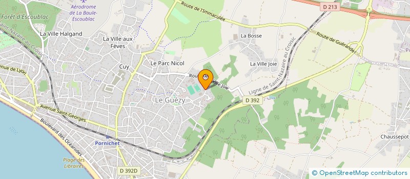 localisation de l'entreprise MONSIEUR ANTOINE SANE à LA BAULE-ESCOUBLAC