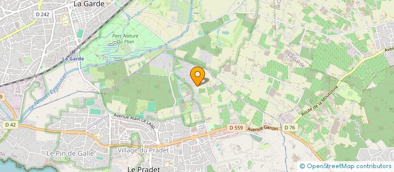 localisation de l'entreprise MONSIEUR ANTOINE SANTIAGO à LE PRADET