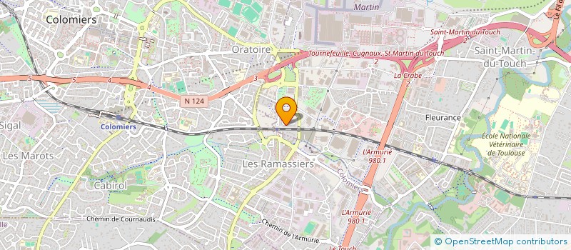 localisation de l'entreprise MONSIEUR ANTOINE SANTIAGO à TOULOUSE