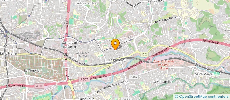 localisation de l'entreprise MONSIEUR ANTOINE SANTIAGO  MARSEILLE