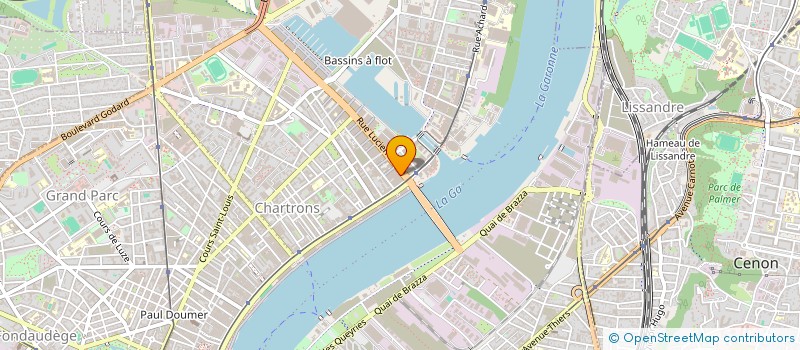 localisation de l'entreprise MONSIEUR ANTOINE SANTINI  BORDEAUX