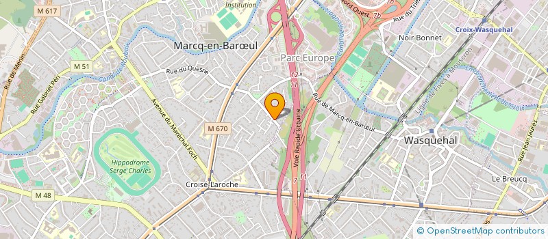 localisation de l'entreprise MONSIEUR ANTOINE SARAZIN  MARCQ-EN-BARUL