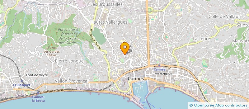 localisation de l'entreprise MONSIEUR ANTOINE SARAZIN à CANNES