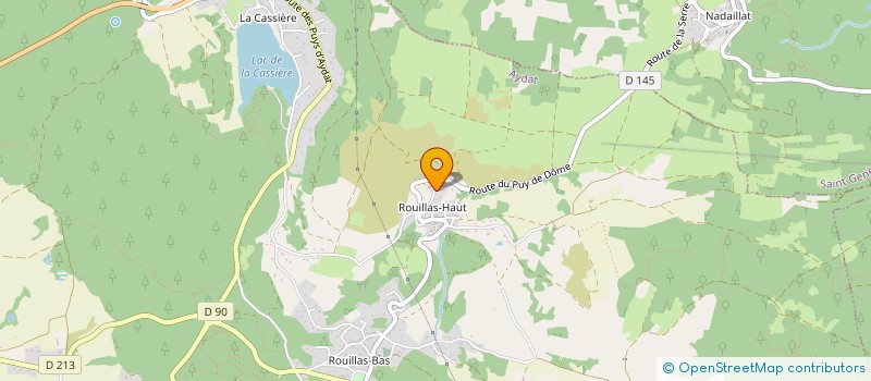 localisation de l'entreprise MONSIEUR ANTOINE SARRY  ROMAGNAT