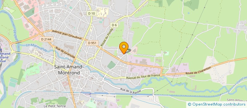 localisation de l'entreprise MONSIEUR ANTOINE SARTIN  SAINT-AMAND-MONTROND