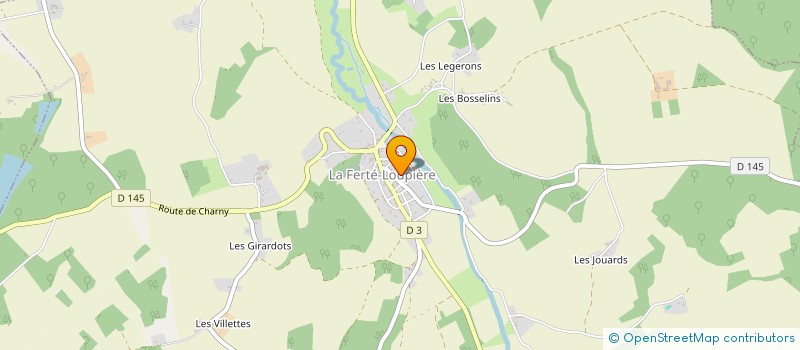 localisation de l'entreprise MONSIEUR ANTOINE SAUSVERD  LA FERTE-LOUPIERE