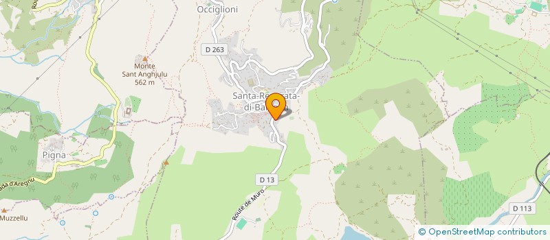 localisation de l'entreprise MONSIEUR ANTOINE SAVELLI  SANTA REPARATA DI BALAGNA