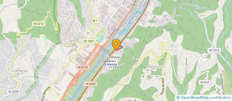 localisation de l'entreprise MONSIEUR ANTOINE SAVONA  COLOMARS