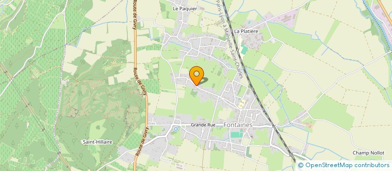 localisation de l'entreprise MONSIEUR ANTOINE SCHATZ  FONTAINES