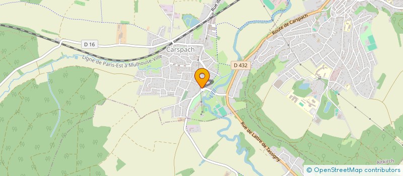 localisation de l'entreprise MONSIEUR ANTOINE SCHMIDLIN  CARSPACH