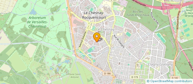 localisation de l'entreprise MONSIEUR ANTOINE SCHOENFELD  LE CHESNAY-ROCQUENCOURT