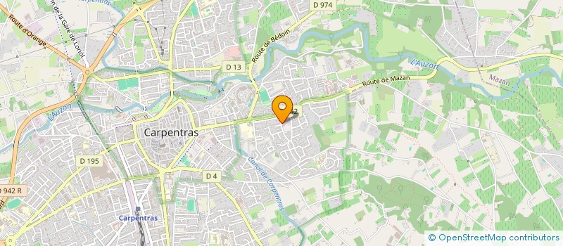 localisation de l'entreprise MONSIEUR ANTOINE SCHRAMM  CARPENTRAS