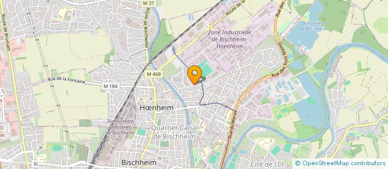 localisation de l'entreprise MONSIEUR ANTOINE SCHUB  HNHEIM