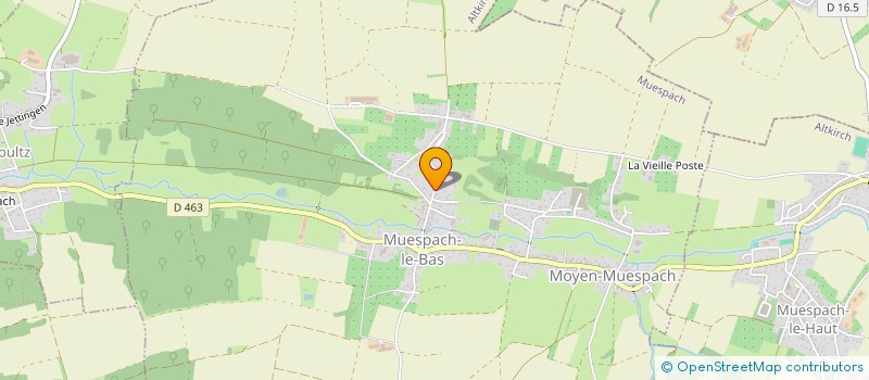 localisation de l'entreprise MONSIEUR ANTOINE SCHUMACHER  MUESPACH