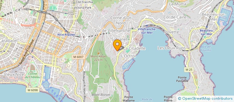 localisation de l'entreprise MONSIEUR ANTOINE SCIANDRA  VILLEFRANCHE-SUR-MER