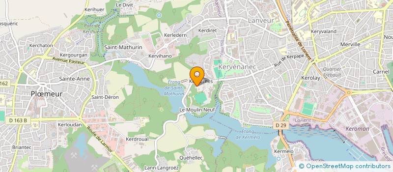 localisation de l'entreprise MONSIEUR ANTOINE SCOURZIC  PLOEMEUR